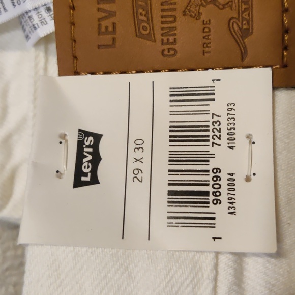 Levi's Dad Utility Straight Leg Jeans in Ecru, size 29 - Picture 8 of 8